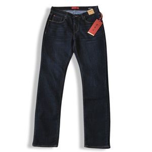 MBX-Men’s slim fit stretch dark blue Jean